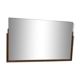 Art Deco mirror in teak from the 1930s