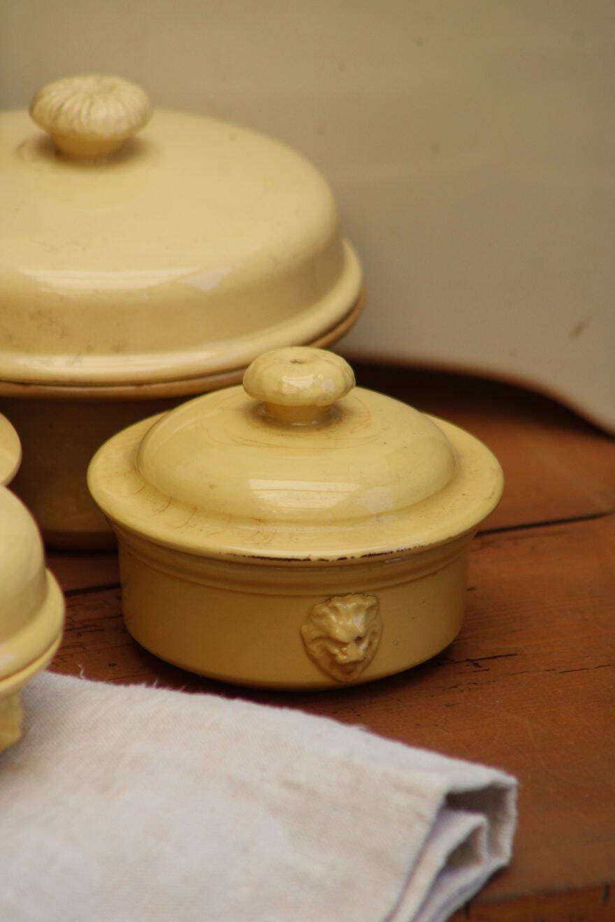 Lot de 5 terrines en céramique