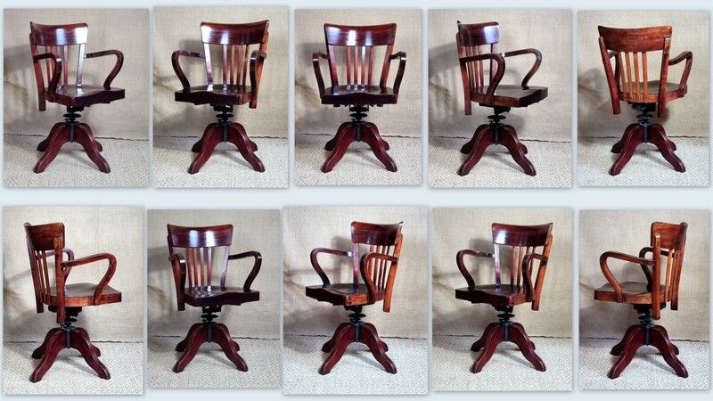 American office armchair fischel 30s