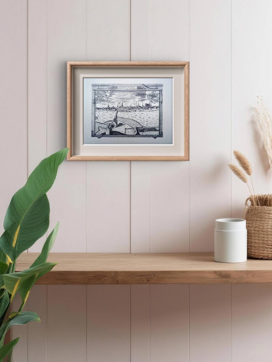 Printed in 1970, engraving from Nantes.