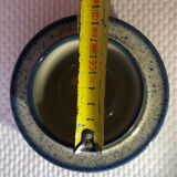 Blue glazed ceramic coffee cups