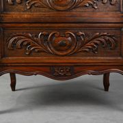 Louis XV Style Oak Chest of Drawers, France