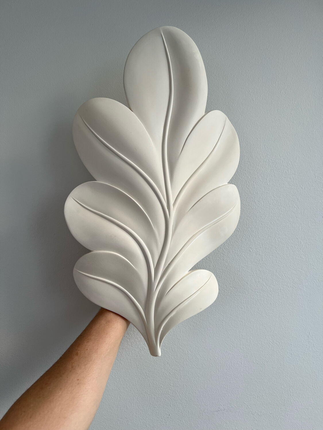Plaster wall lamp