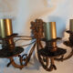 Wall mounted brass Golden 3 lights