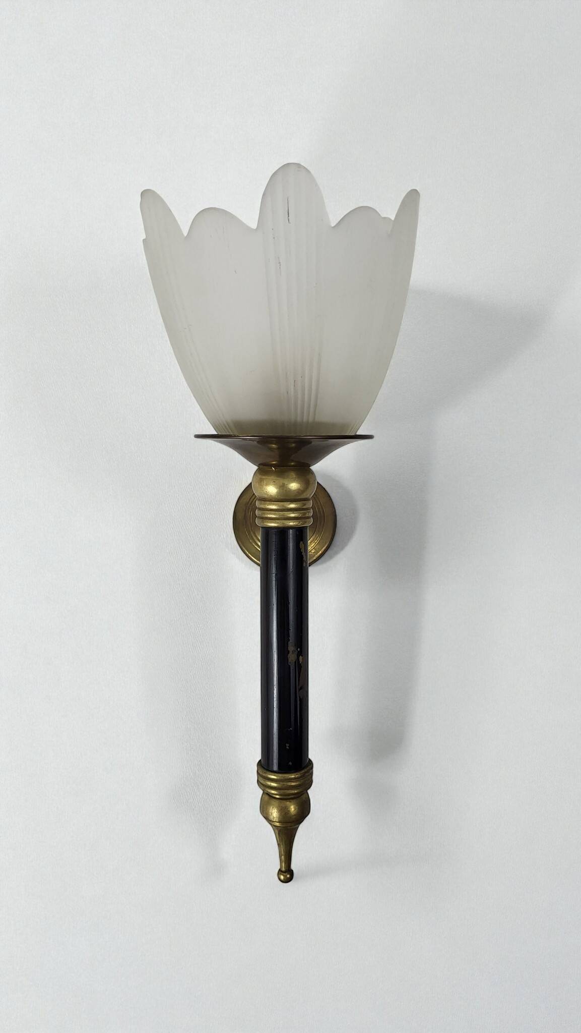 1950s Torch Wall Sconces
