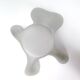 Transparent Etched Glass Vase "Cartoccio" by Pietro Chiesa for Fontana Arte