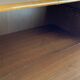1970s wooden and bamboo sideboard bar cabinet