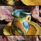Ceramic pitcher from the Provençal bistro