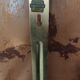 Vintage 60s folding stool Branbantia chrome and red skai