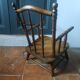Old seat high chair baby late 19th century