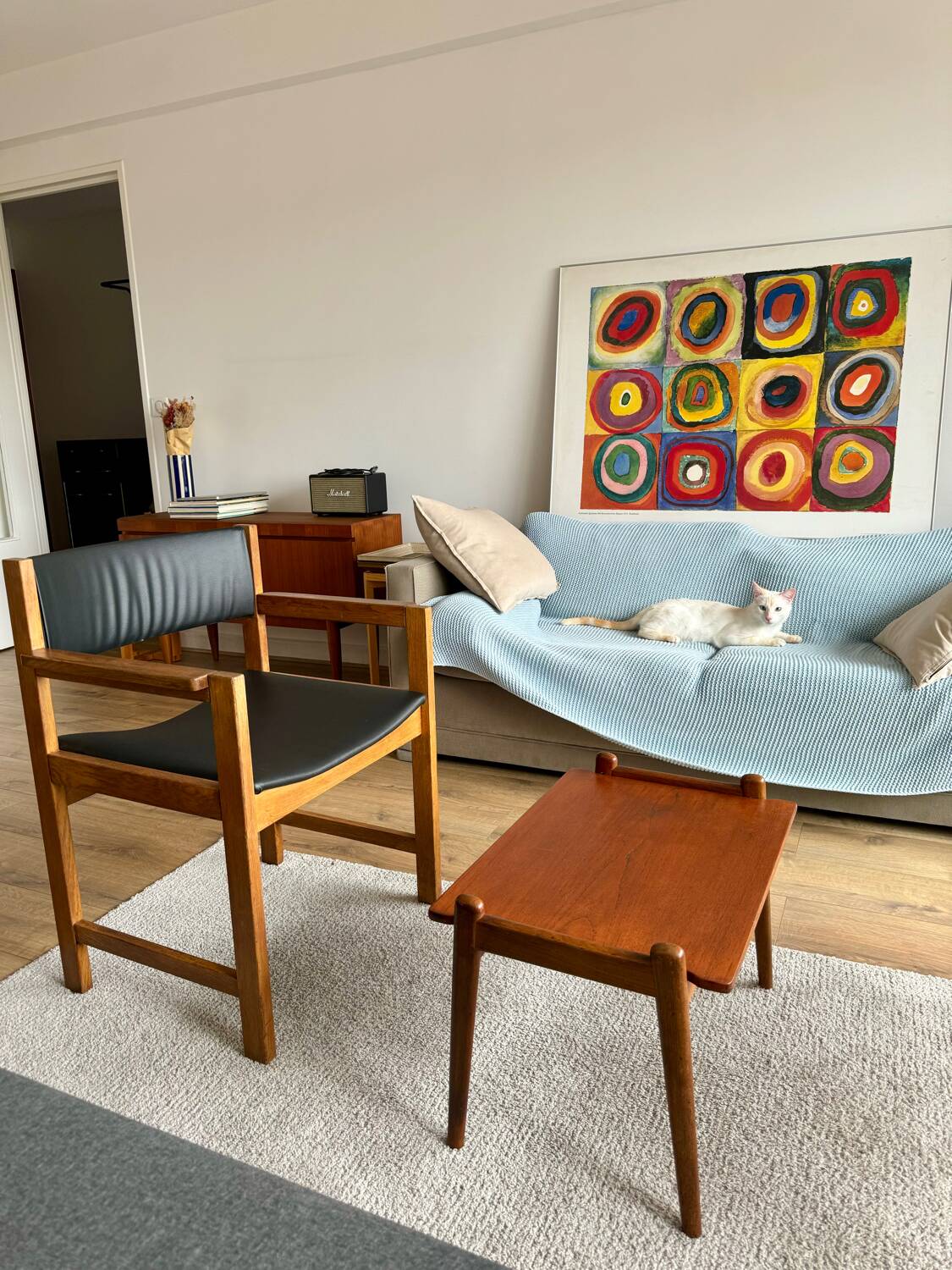 Table d'appoint vintage années 1960 en teck