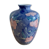 Hand-painted porcelain vase