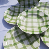 6 hollow plates series tablecloth of Moulin des Loups
