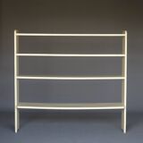 A Dutch wooden 1940s shelving unit in Modernist style
