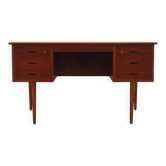 Bureau en teck, design danois, années 1960, fabriqué au Danemark