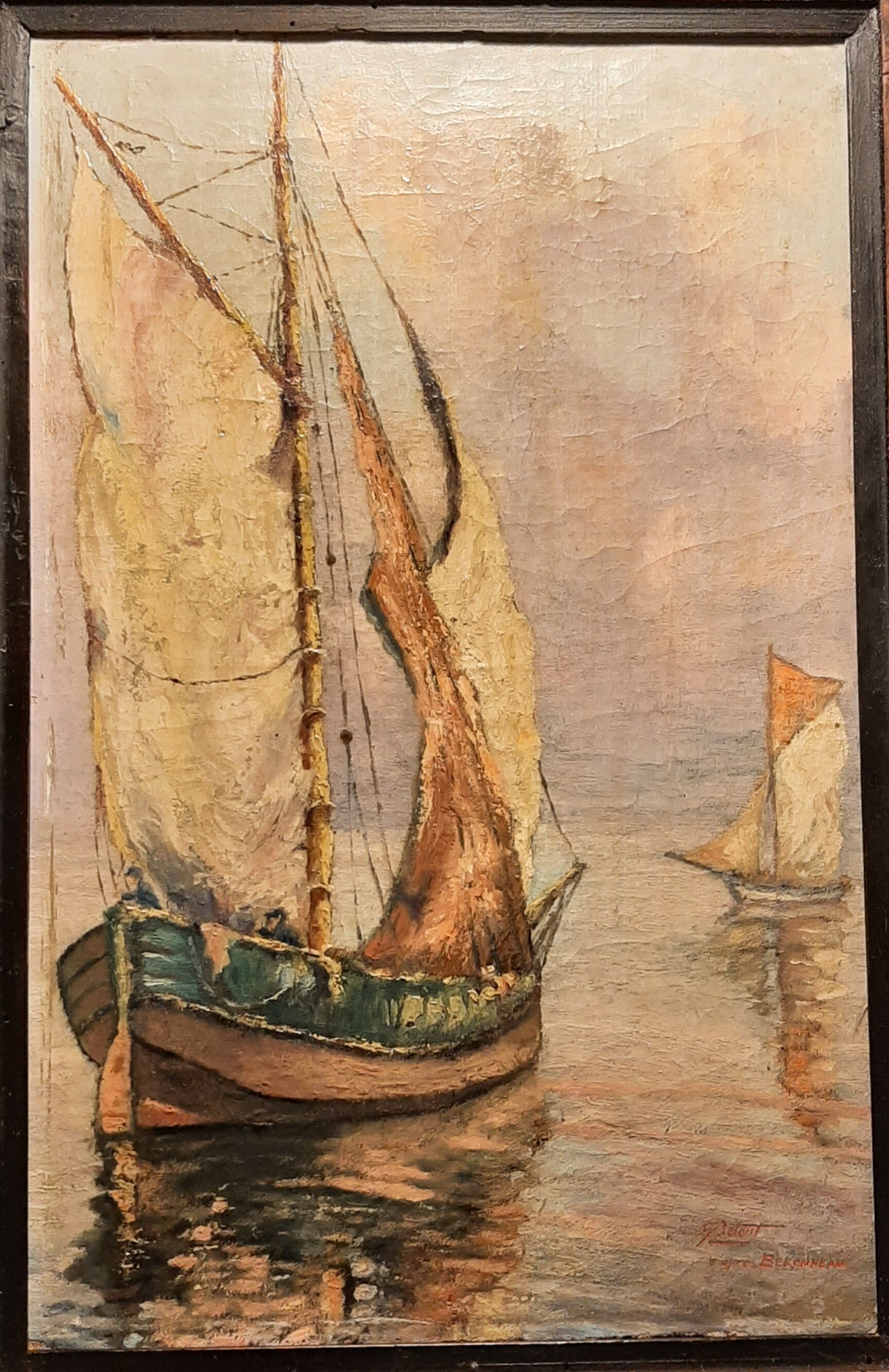 Painting signed Charles Betout