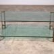 Table basse vintage en verre par Peter Ghyczy, modèle T24