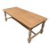 Solid oak farmhouse table