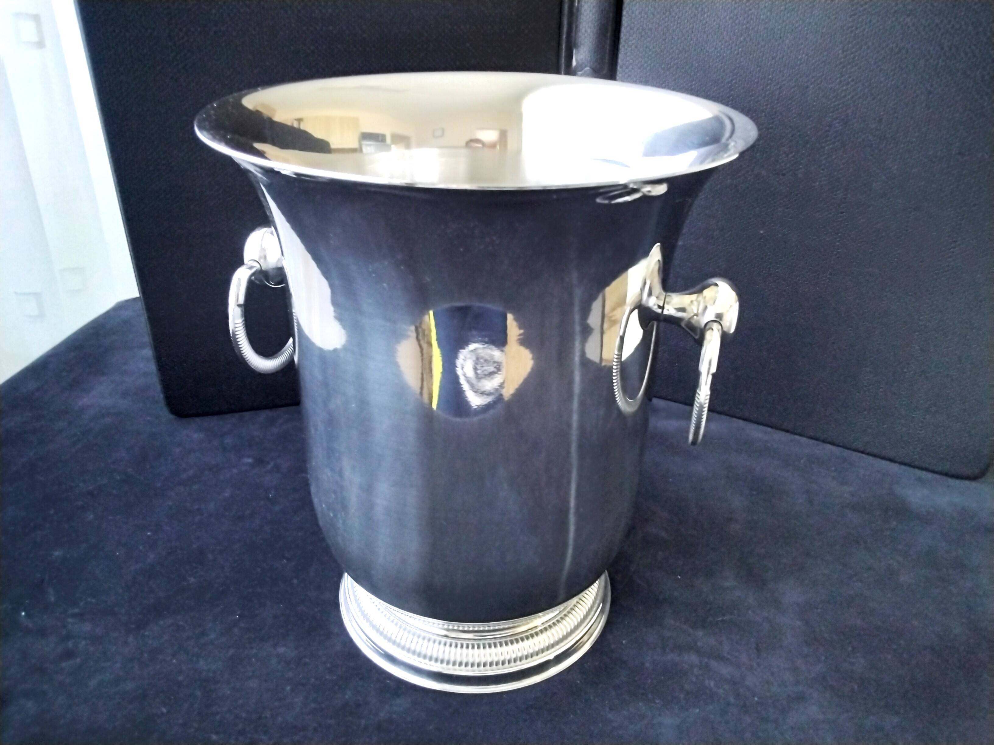 Stainless steel champagne bucket Jean Couzon