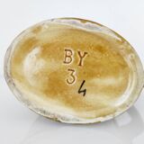 1900 earthenware pitcher with pink flowers