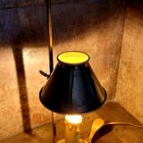 Vintage antique bronze hot water bottle lamp