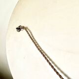 Large bevelled oval mirror 90x60 cm