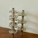 Trio of 1960s vintage candle holder by Stoff Nagel