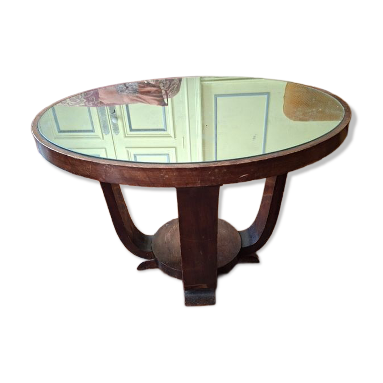 Side table 1940 with mirror top