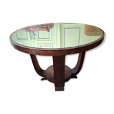 Guéridon 1940 dessus miroir