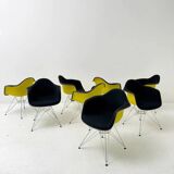 Full upholstery Set of 9 Vitra Eames Plastic Armchair Dar