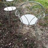 Green garden furniture