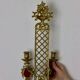 Pair Of Vintage French Brass Sconces