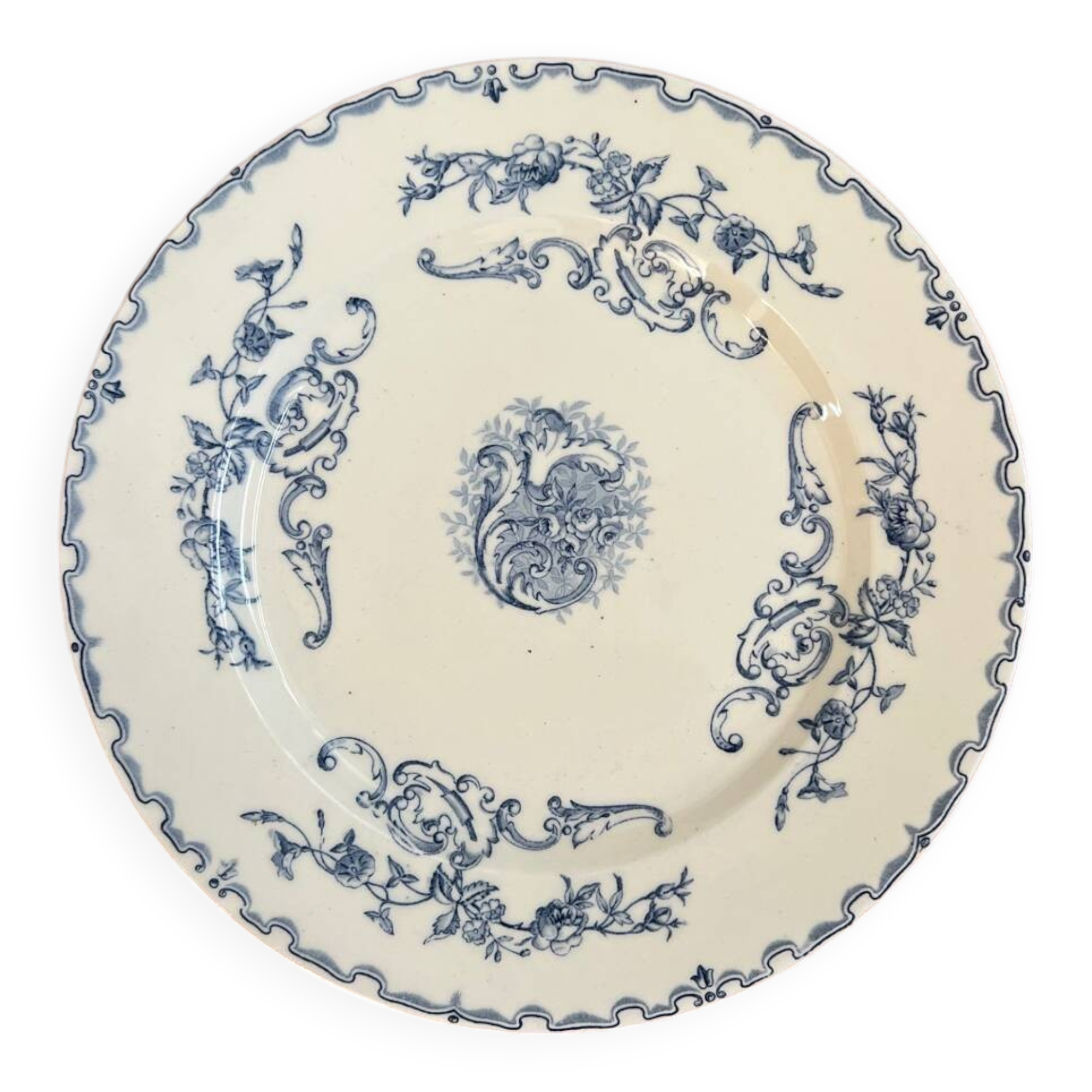 New Moscow model ironstone flat plate.