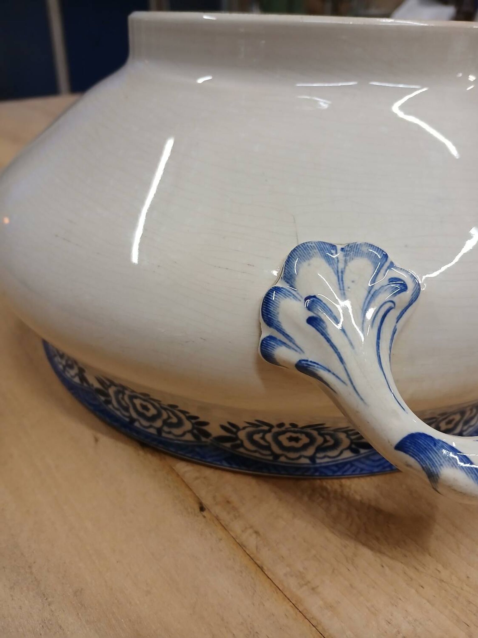 Old soup tureen Digoin and Sarreguemines