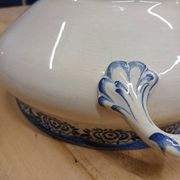 Old soup tureen Digoin and Sarreguemines