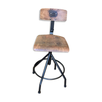 Vintage workshop factory chair