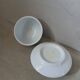 Individual porcelain butter dish
