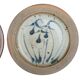 Pyrite stoneware plates
