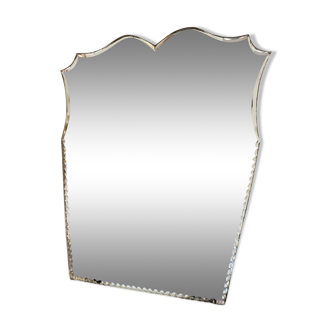 Miroir biseauté fleuri style vénitien