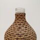 Bouteille vintage en paille tressée
