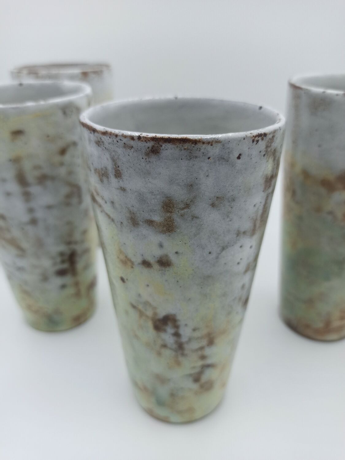Vintage ceramic cups - Alexandre Kostanda - Vallauris