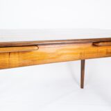 Dining table in rosewood with extensions of danish design from the 1960s