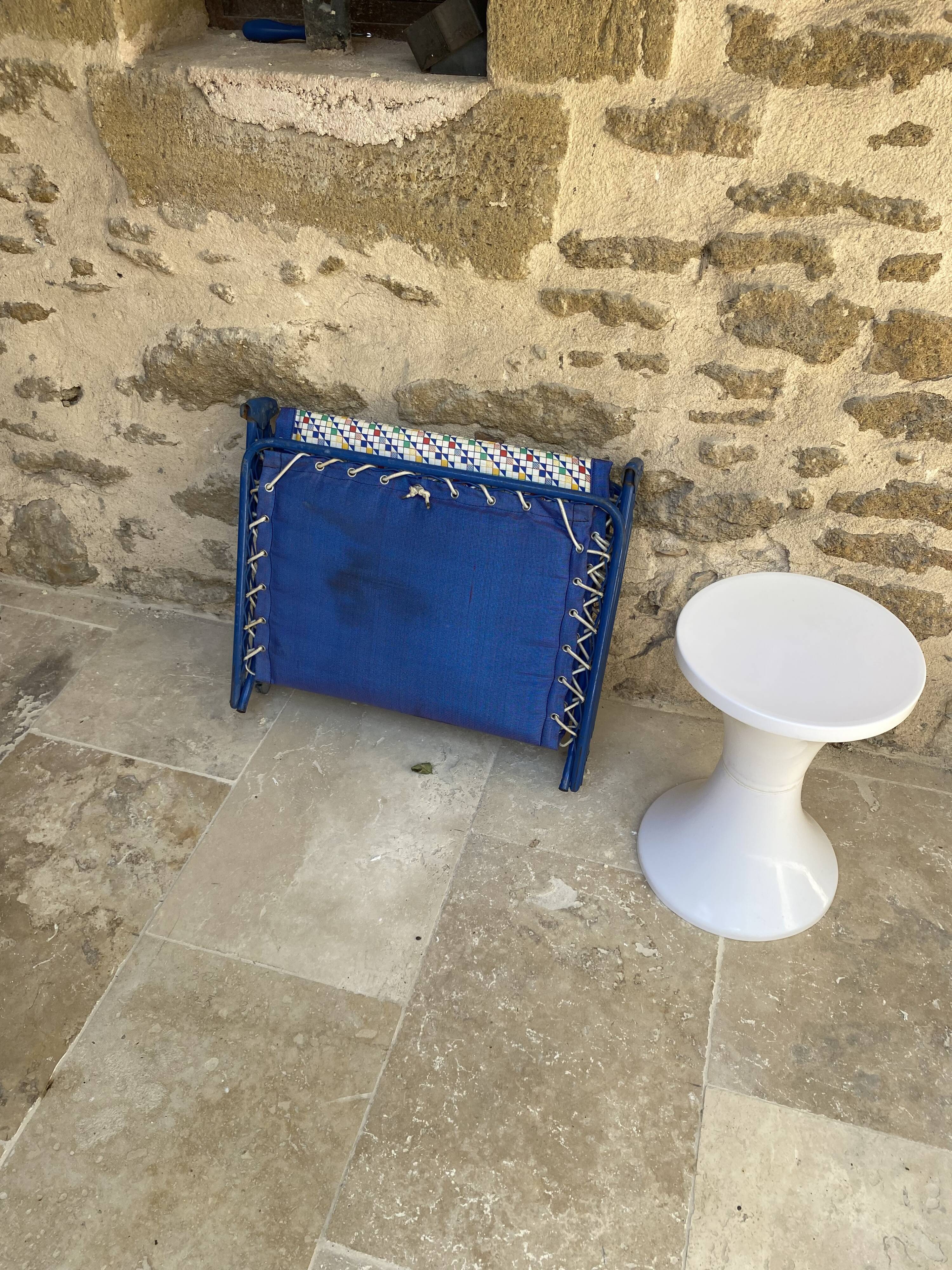 Camp bed lafuma vintage