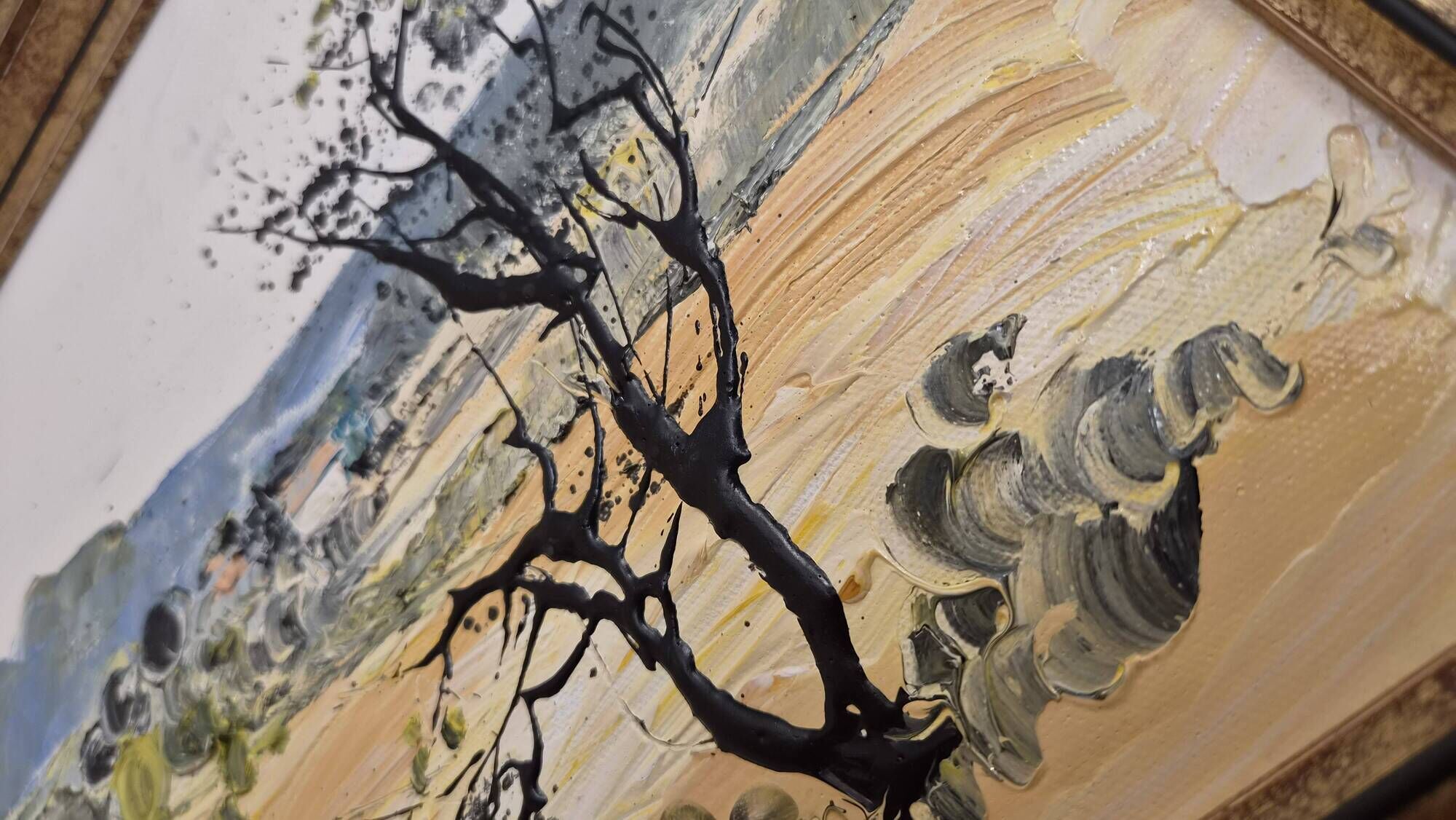 Oil on canvas "The Old Tree" — Michel Jouenne (Size 5F)