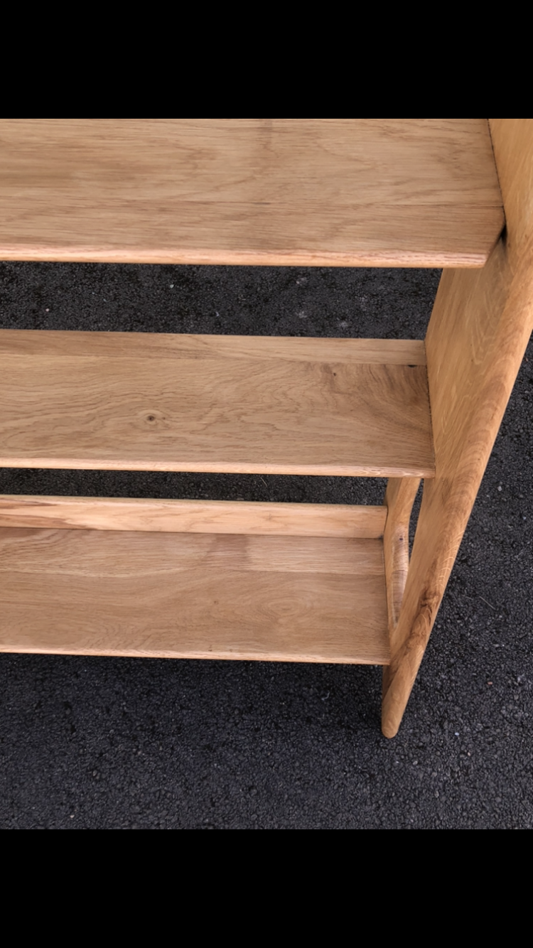 oak shelf by Pierre Cruège