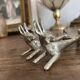 Set of 8 antique silver-plated knife rests Animals