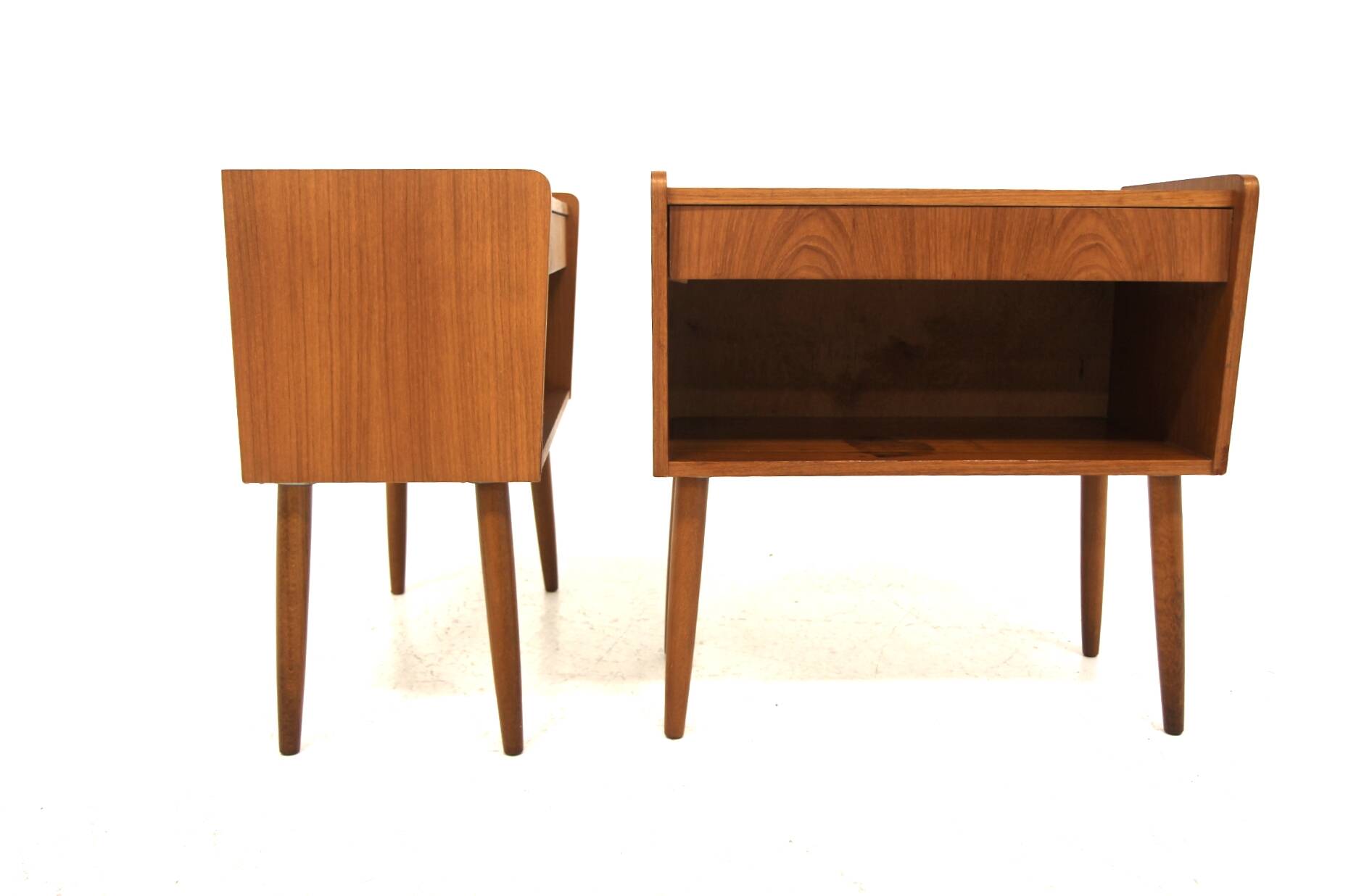 Set of 2 teak bedside tables, Sweden, 1960
