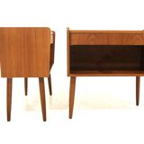 Set of 2 teak bedside tables, Sweden, 1960