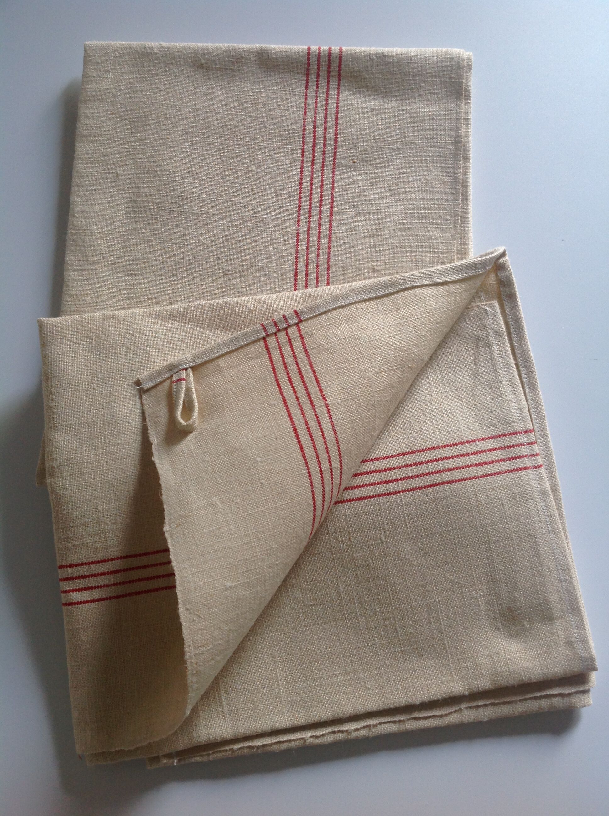 Pair of linen cloth towels
