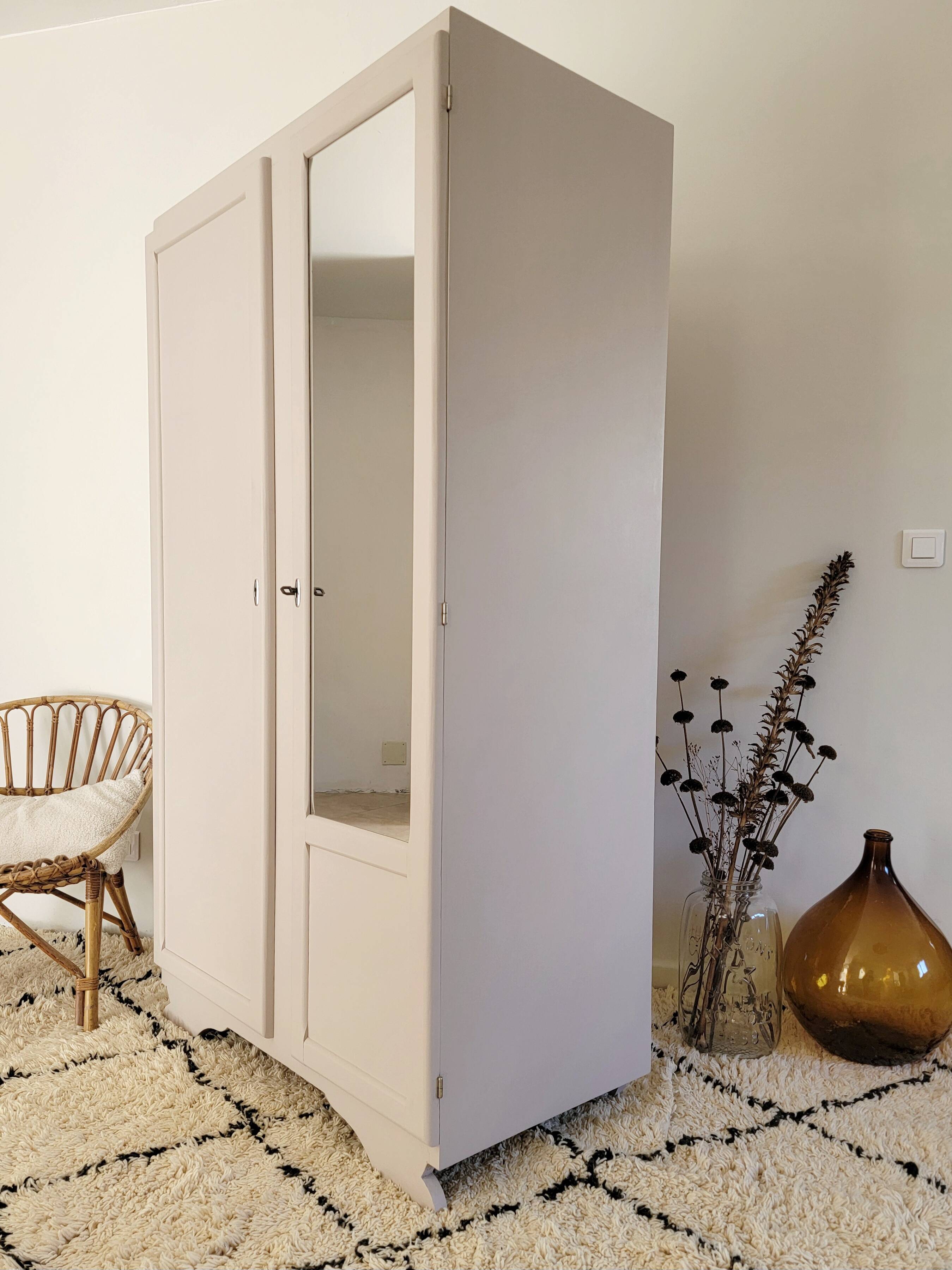 Renovated vintage wardrobe